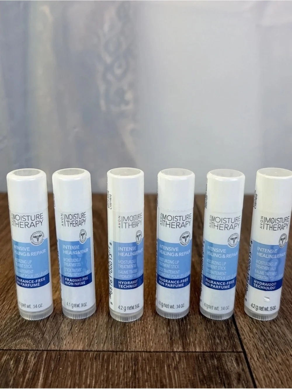 Lot of 6 Avon Lip Balm Chapstick Moisture Therapy Intensive Healing & Repair